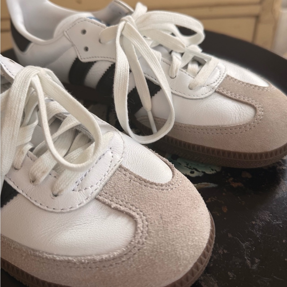 adidas White and Beige Athletic Shoes